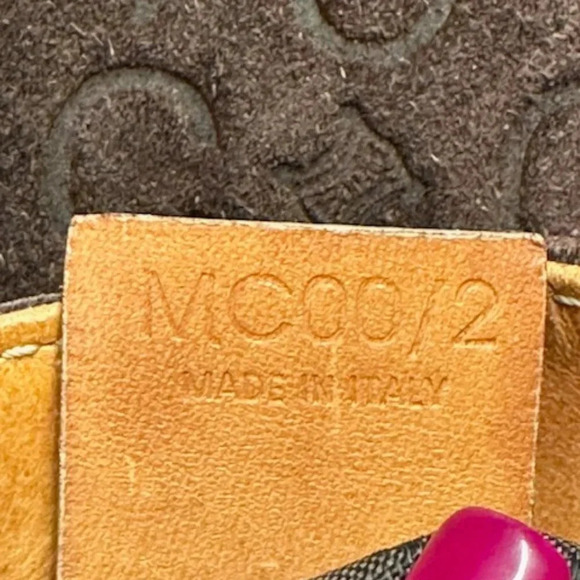 CELINE Macadam Brown Suede Leather Shoulder Bag EUC - Picture 10 of 16